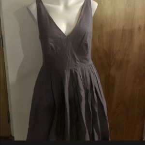 J.Crew Light purple Sleeveless V neck pleated dress size 4